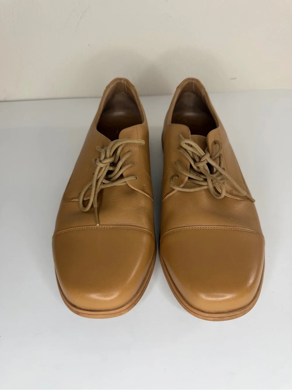 Birchbury Brenston Derby Mens Size 11 Brown Leather Barefoot Oxfords Dress Shoes